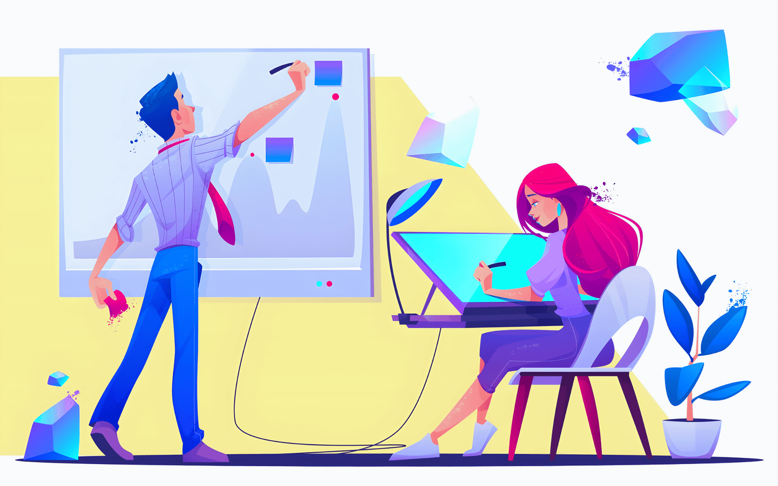 Creative graphic design services for business branding